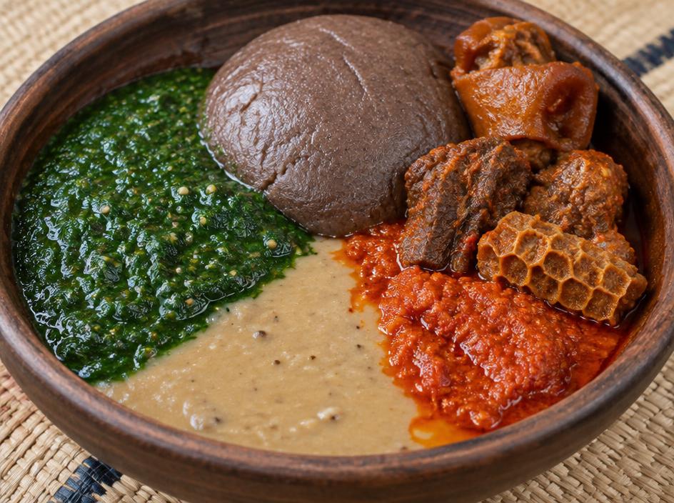 Amala & Ewedu