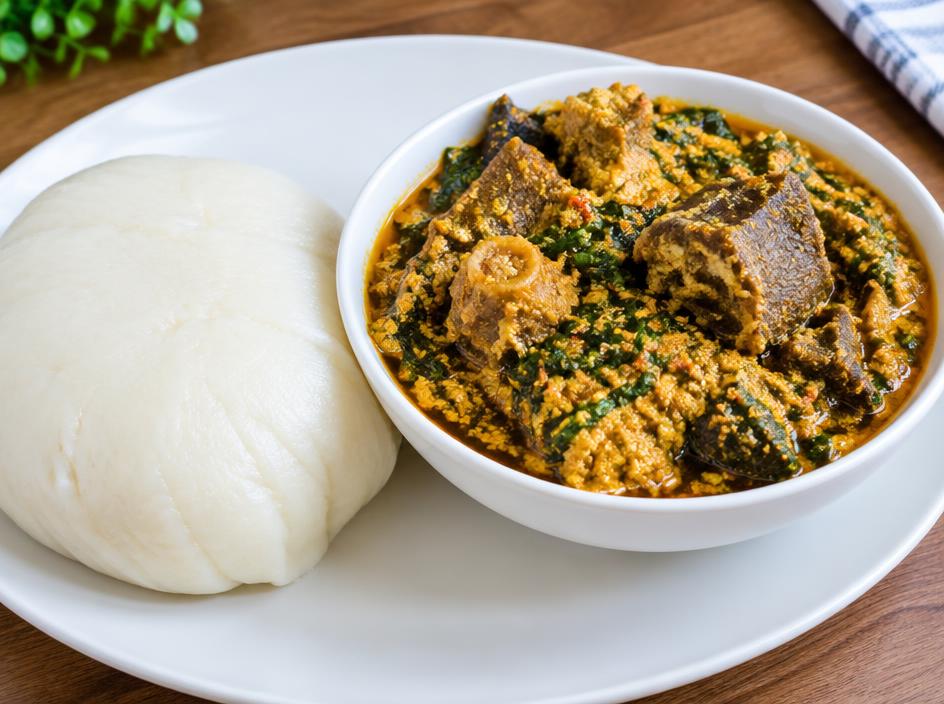Pounded Yam & Egusi