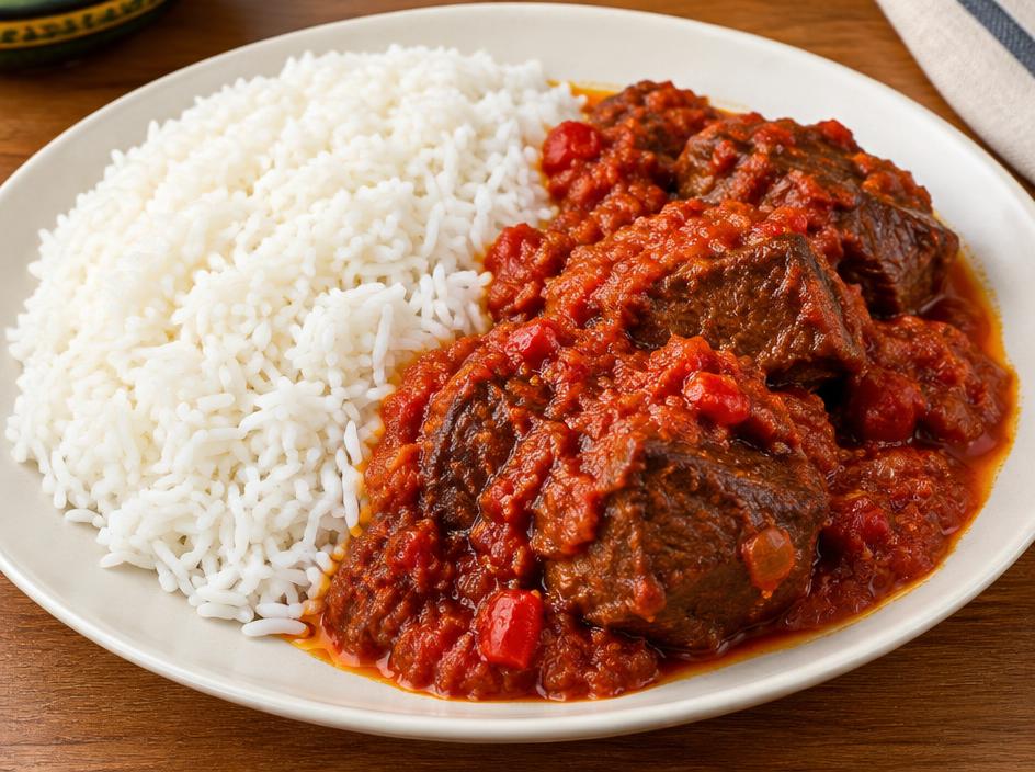 White Rice & Stew